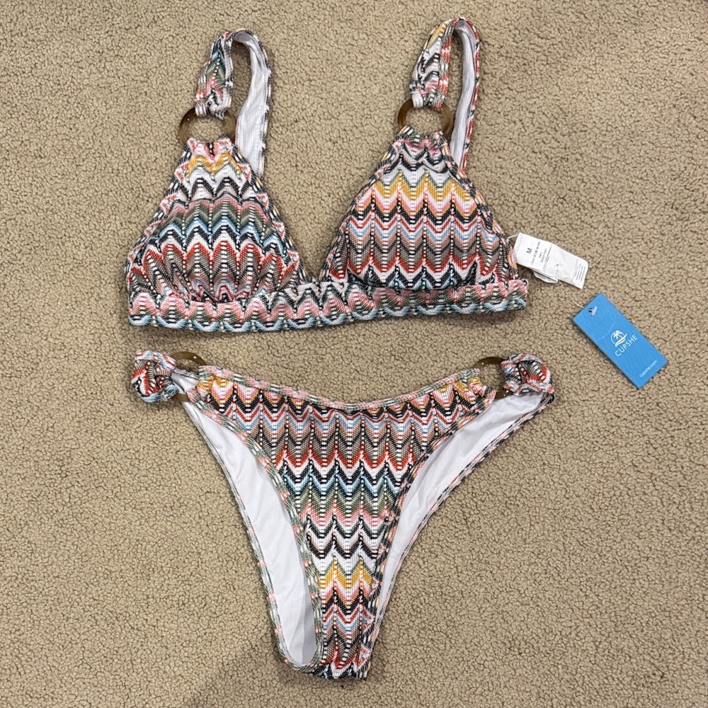 Chevron Multicolor Bikini Set
